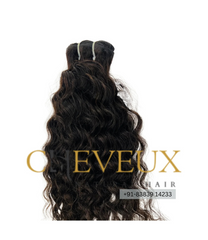 Soft Curly Weft in Natural Black